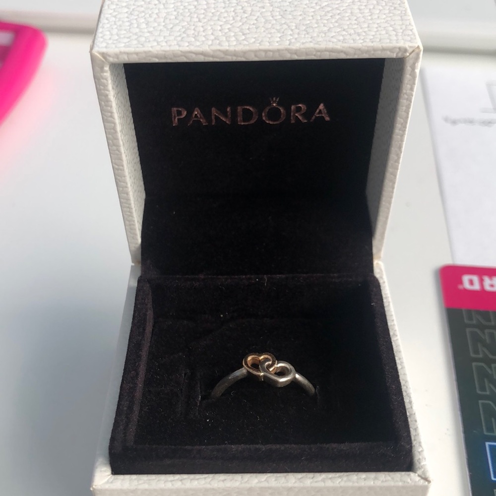 Pandora Double heart ring